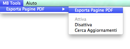 001-menu-esporta-pdf Esporta pagine in PDF - menu