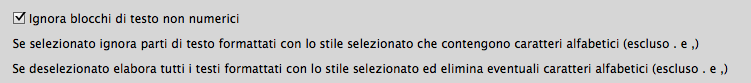 ignora testi