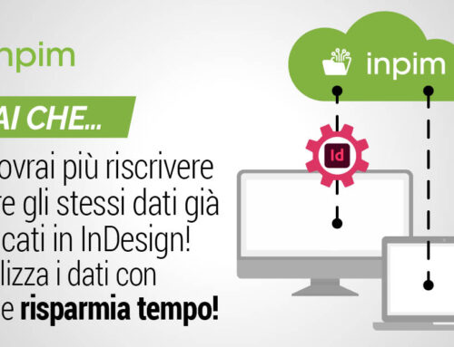 InPIM centralizza le informazioni da InDesign